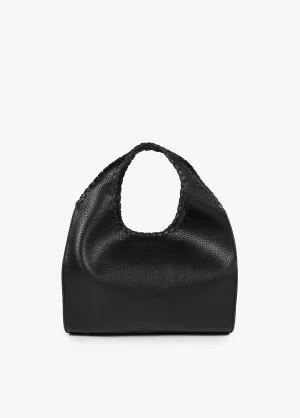 Tote bag with topstitching