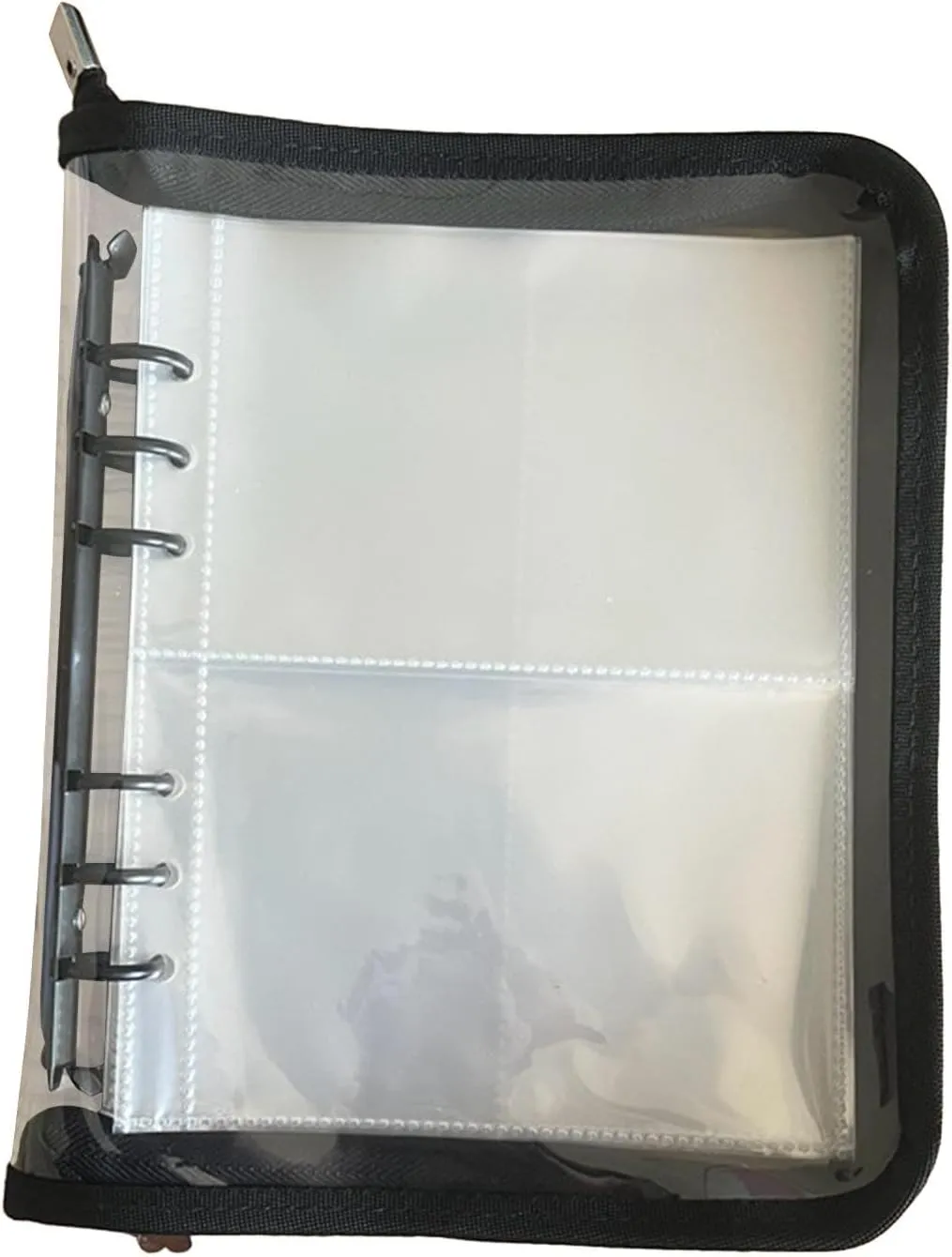 Transparent Jewelry Storage Book - Jewelry Organizer Book Set with Pockets for Travel, Clear Earring Holder Bags for Storage - Upgraded Zipper