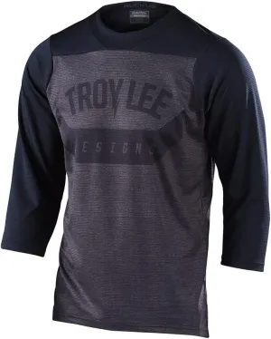 Troy Lee Designs Cycling MTB Bicycle Mountain Bike Jersey Shirt for Men, Jersey (Black, Small)