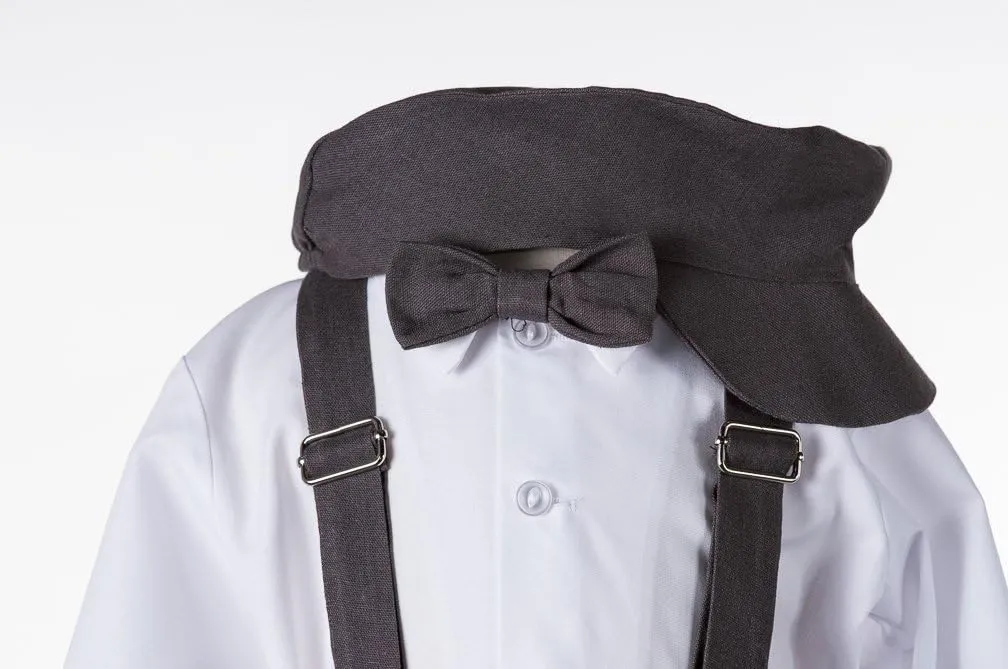 Tuxgear Boys Linen Knickerbocker Outfit with Pageboy Hat