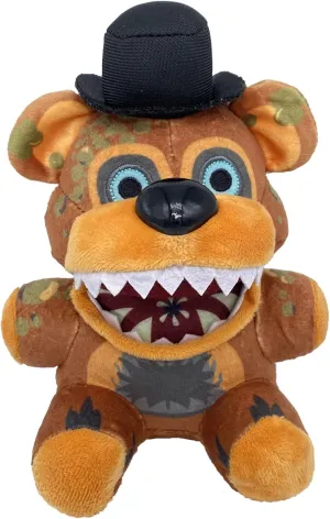 Twisted Freddy Plush Toy, FNAF plushies Toy, FNAF All Character Stuffed Animal Doll Children's Gift Collection,8”