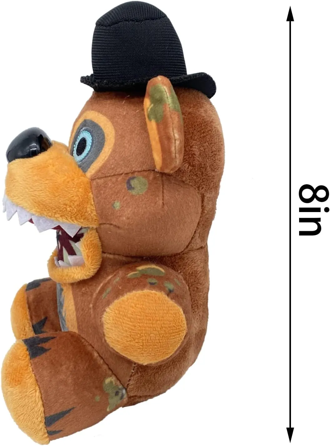 Twisted Freddy Plush Toy, FNAF plushies Toy, FNAF All Character Stuffed Animal Doll Children's Gift Collection,8”