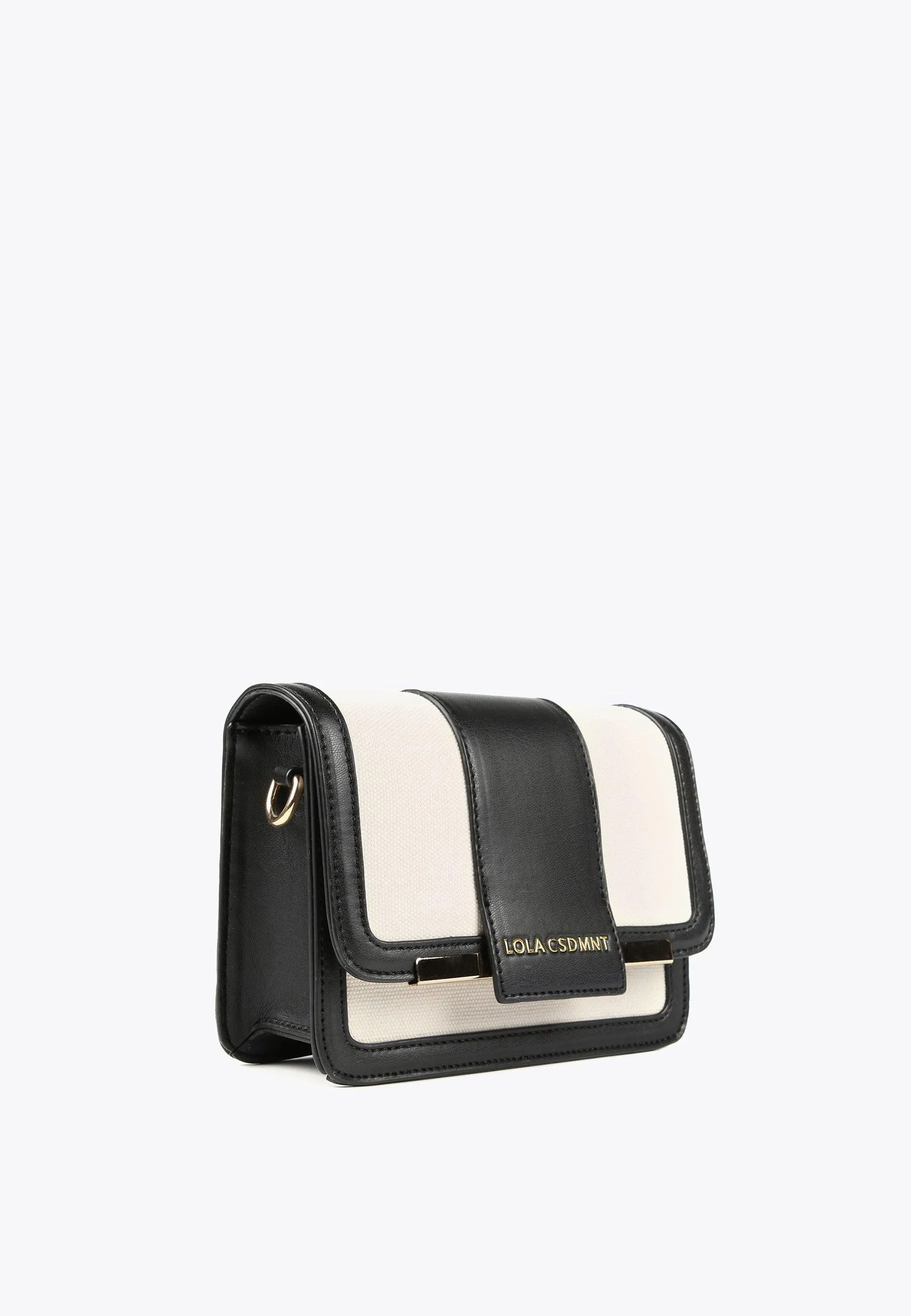 Two-tone crossbody bag