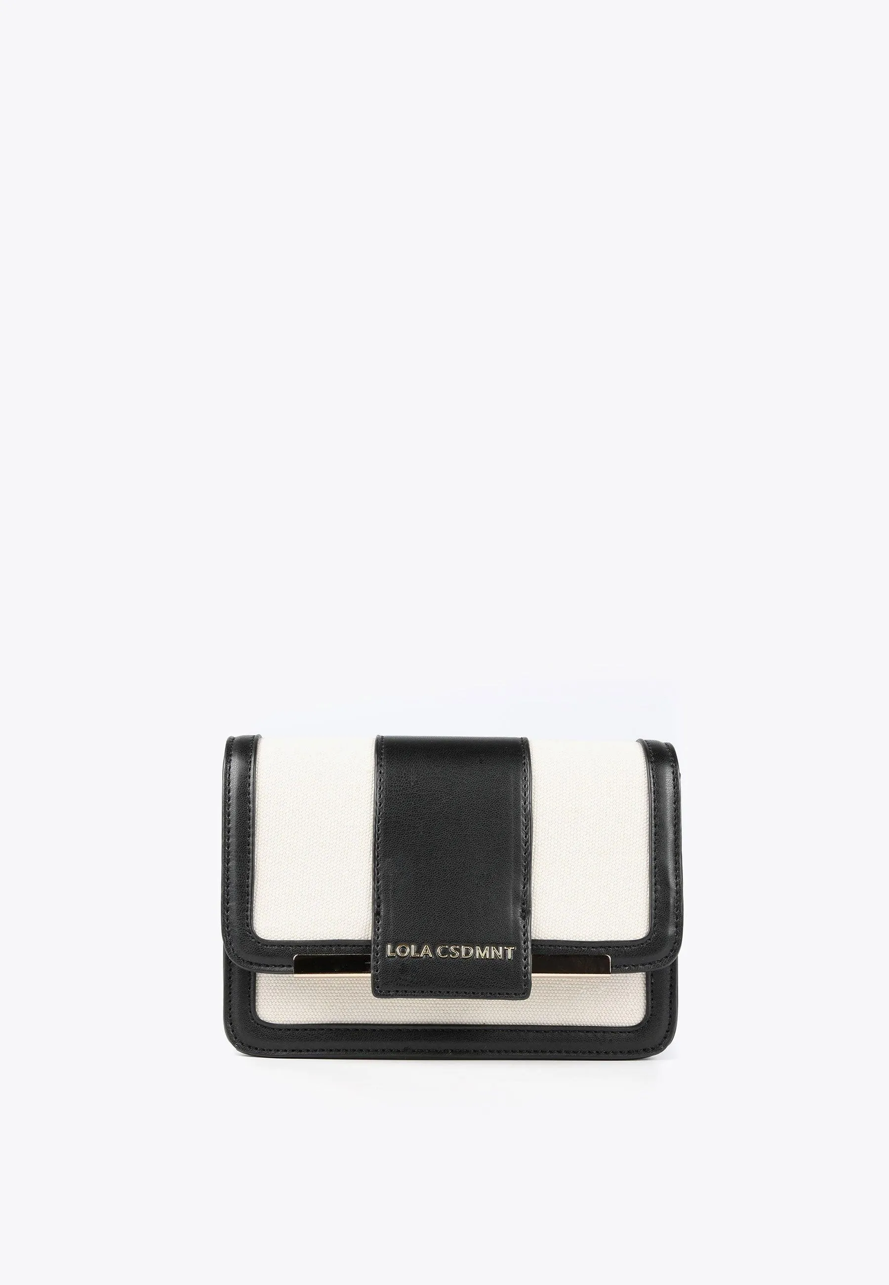 Two-tone crossbody bag
