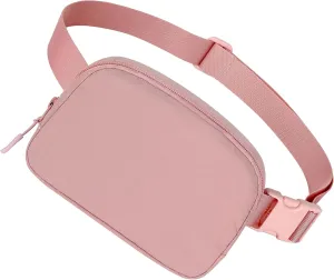 Unisex Mini Fanny Pack, 1L Everywhere Belt Bag for Women Men, Small Crossbody Bags Waist Pouch with Adjustable Strap for Workout Running Traveling Hiking