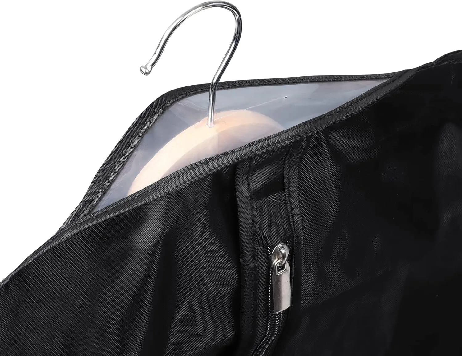 Univivi Garment Bags Clothes Covers for Storage, 60 Inch Dress Garment Bags Hanging Clothes Bags with Zipper, Gown Garment Bag for Long Dresses, Set of 12