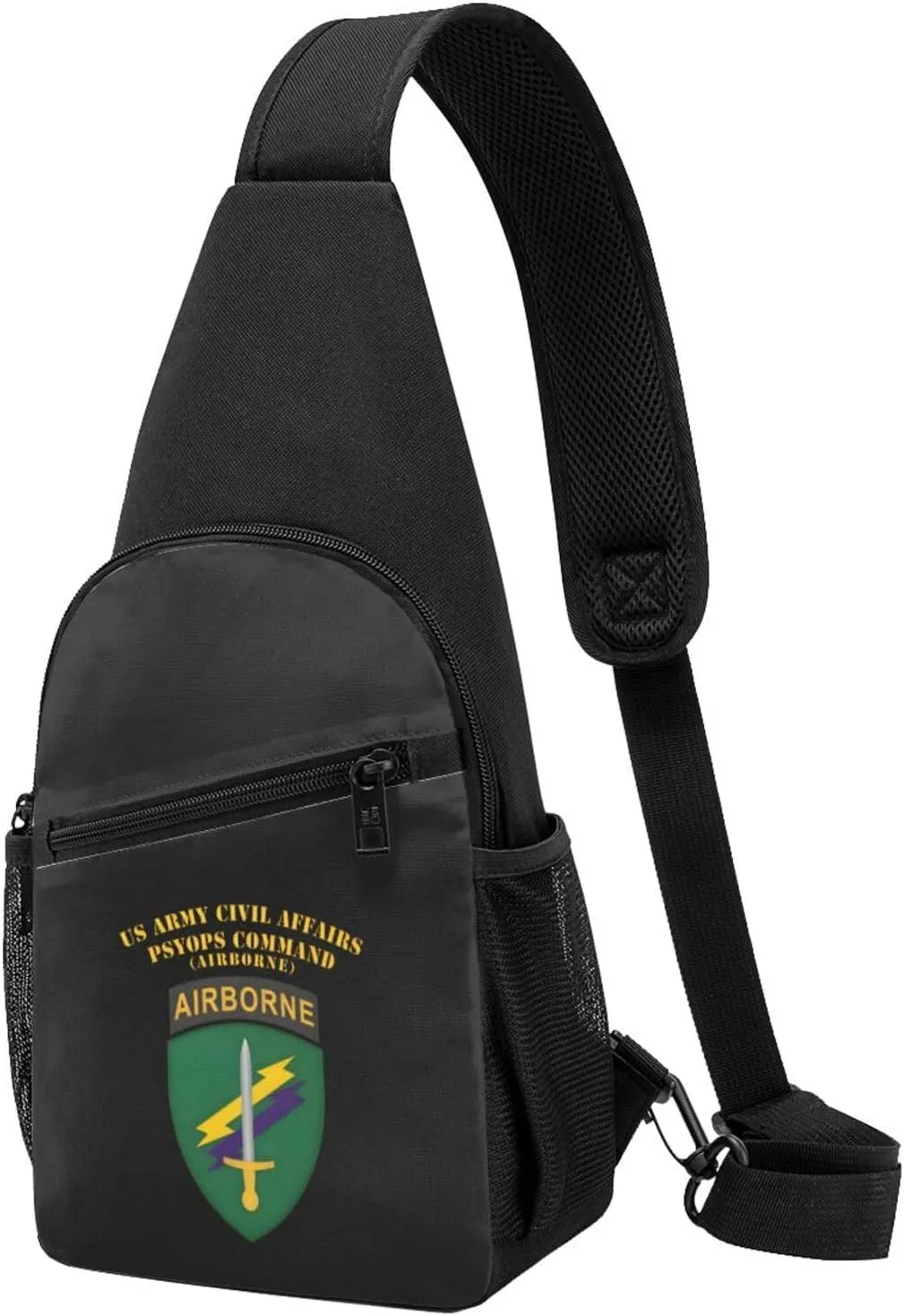 Us Civil Affairs And Psychological Operations Command Airborne Adjustable Fanny Pack Waist Bag For Travel Sports