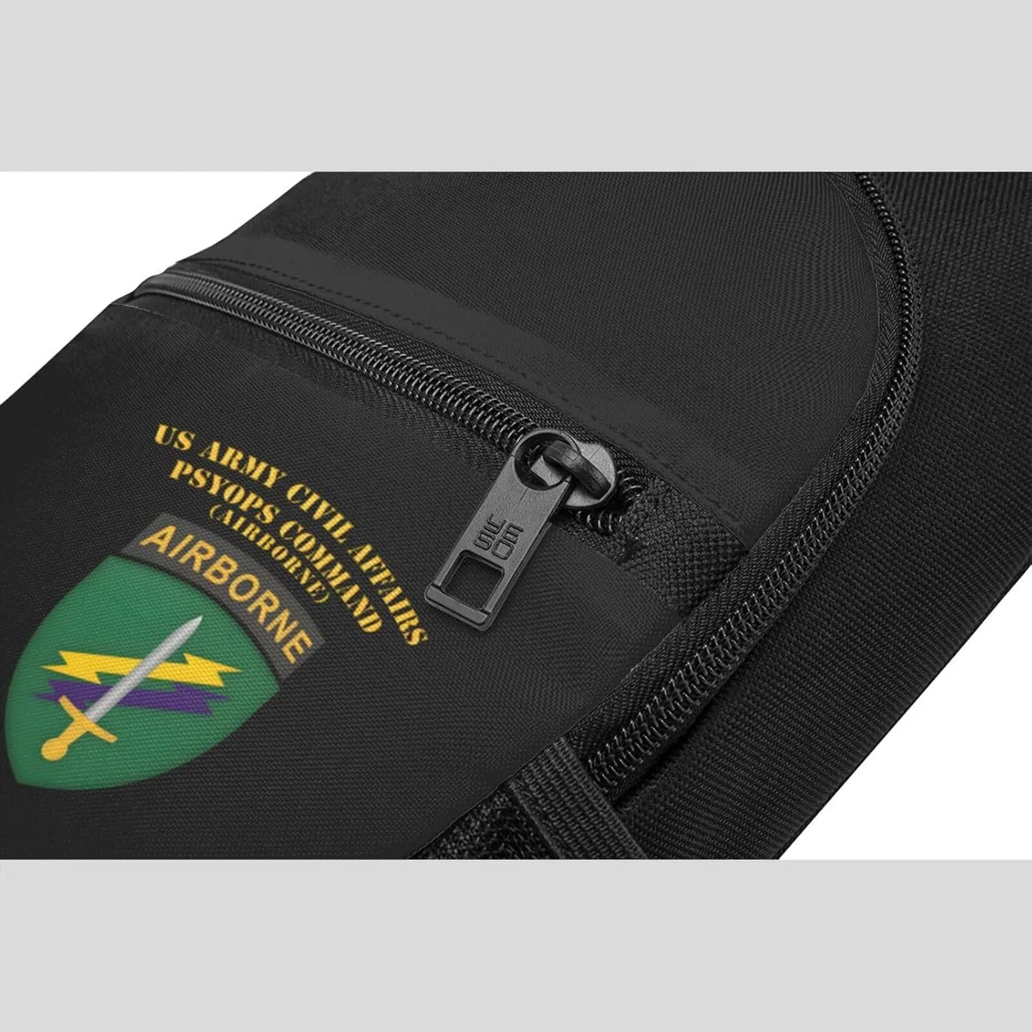 Us Civil Affairs And Psychological Operations Command Airborne Adjustable Fanny Pack Waist Bag For Travel Sports