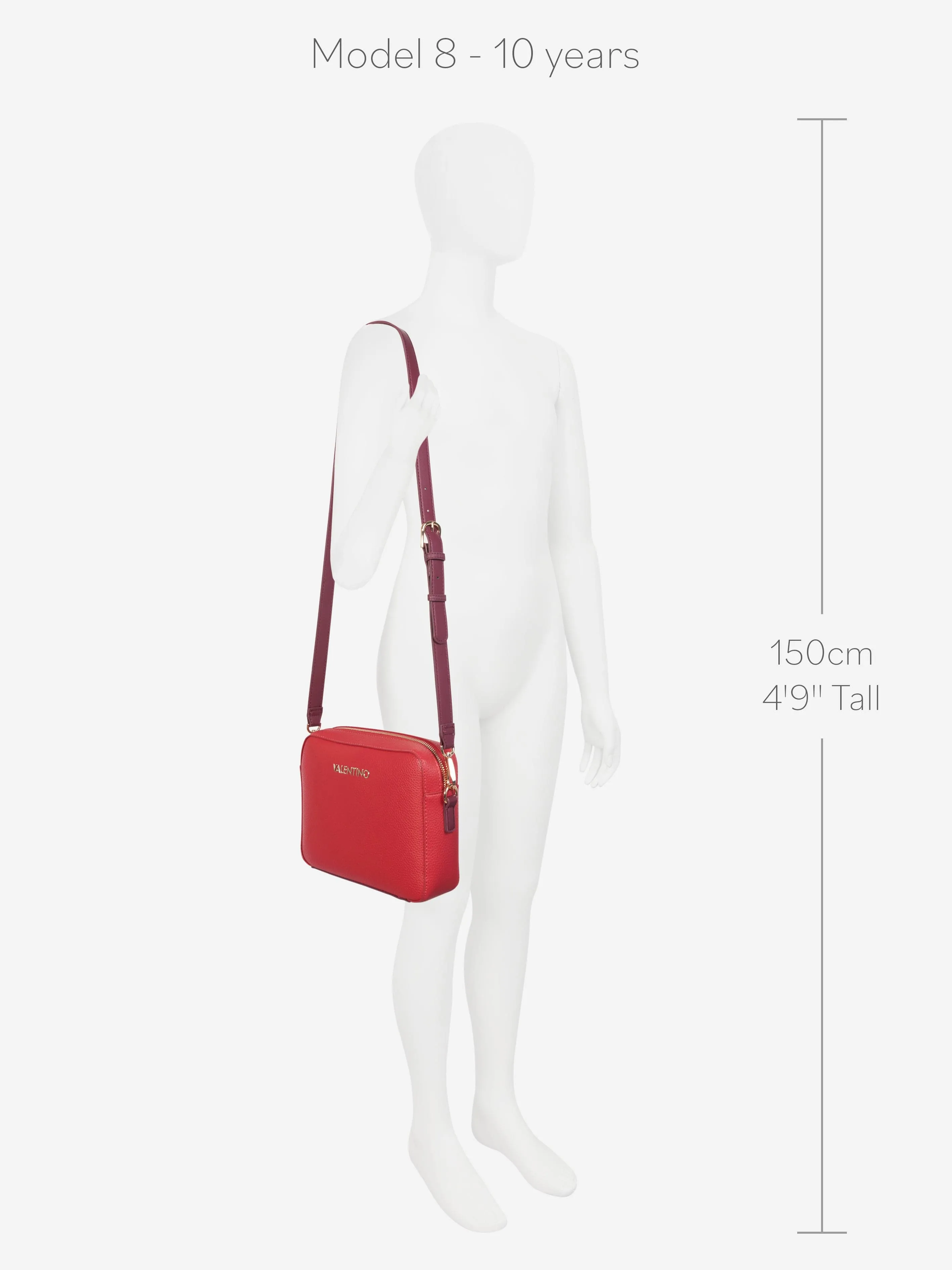 Valentino Alexia Crossbody Bag in Red (23cm)