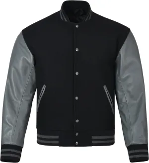 Varsity Jacket Baseball Letterman Jacket– Wool and Leather Premium Quality Unisex Basketball Jacket