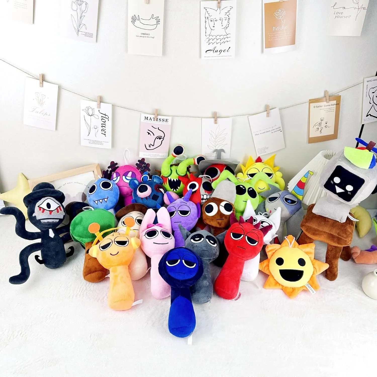 VAWcornic Sprunki Plush Toy,10" Funny Sprunki Plushies for Games Fans,Super Soft Collectible Stuffed Toy,Christmas Birthday Gifts for Fans Stocking Stuffers