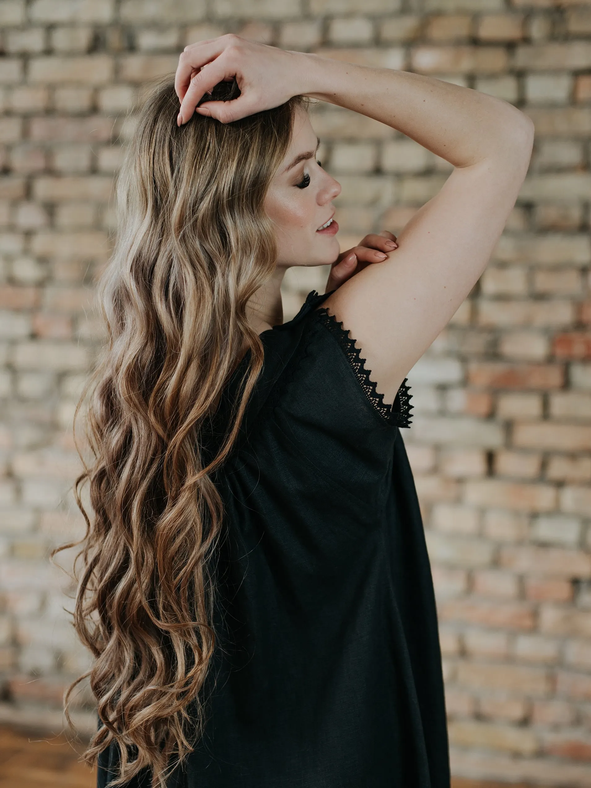 Vecpiebalga Treasure Gown in Black Linen