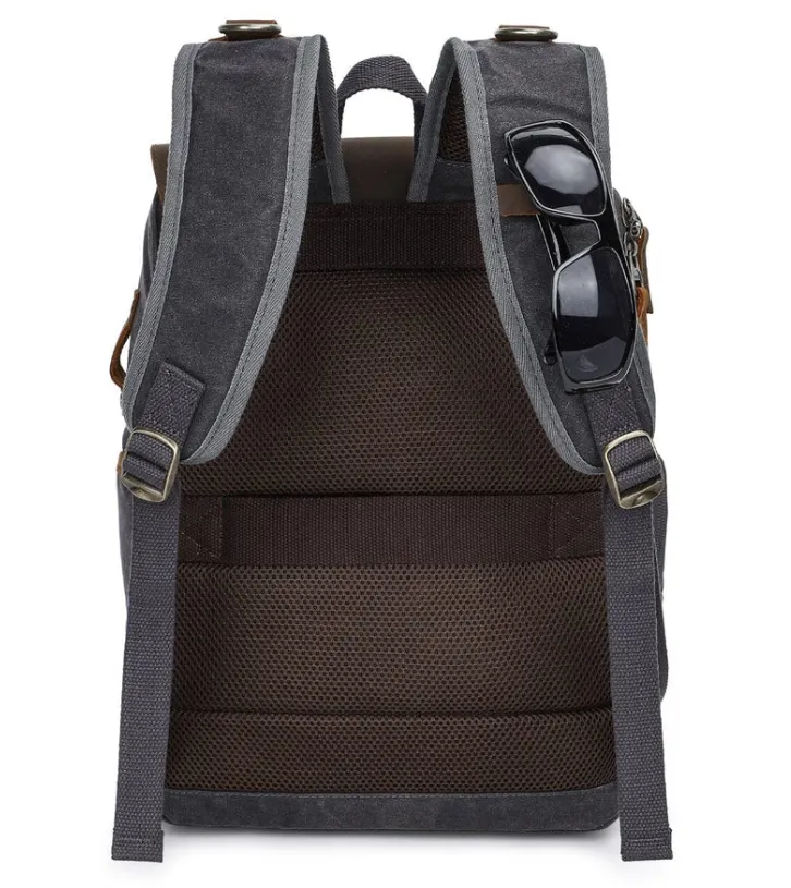 Vintage Leather Camera Backpack  | Mount Cook