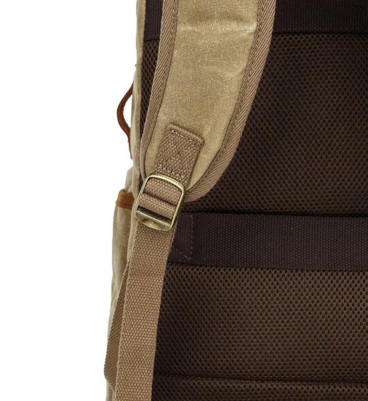 Vintage Leather Camera Backpack  | Mount Cook