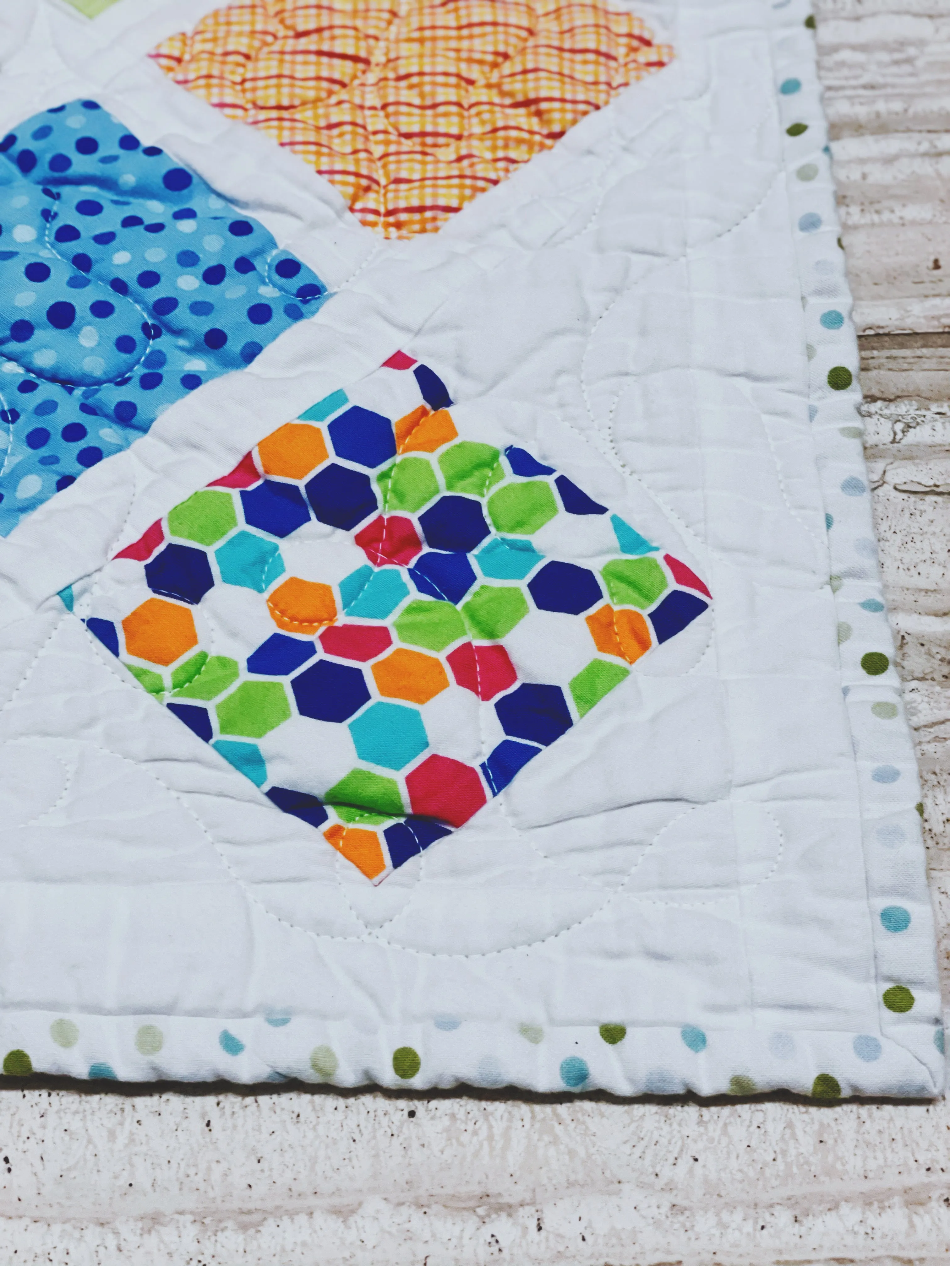 Vintage Patchwork Handmade Quilt