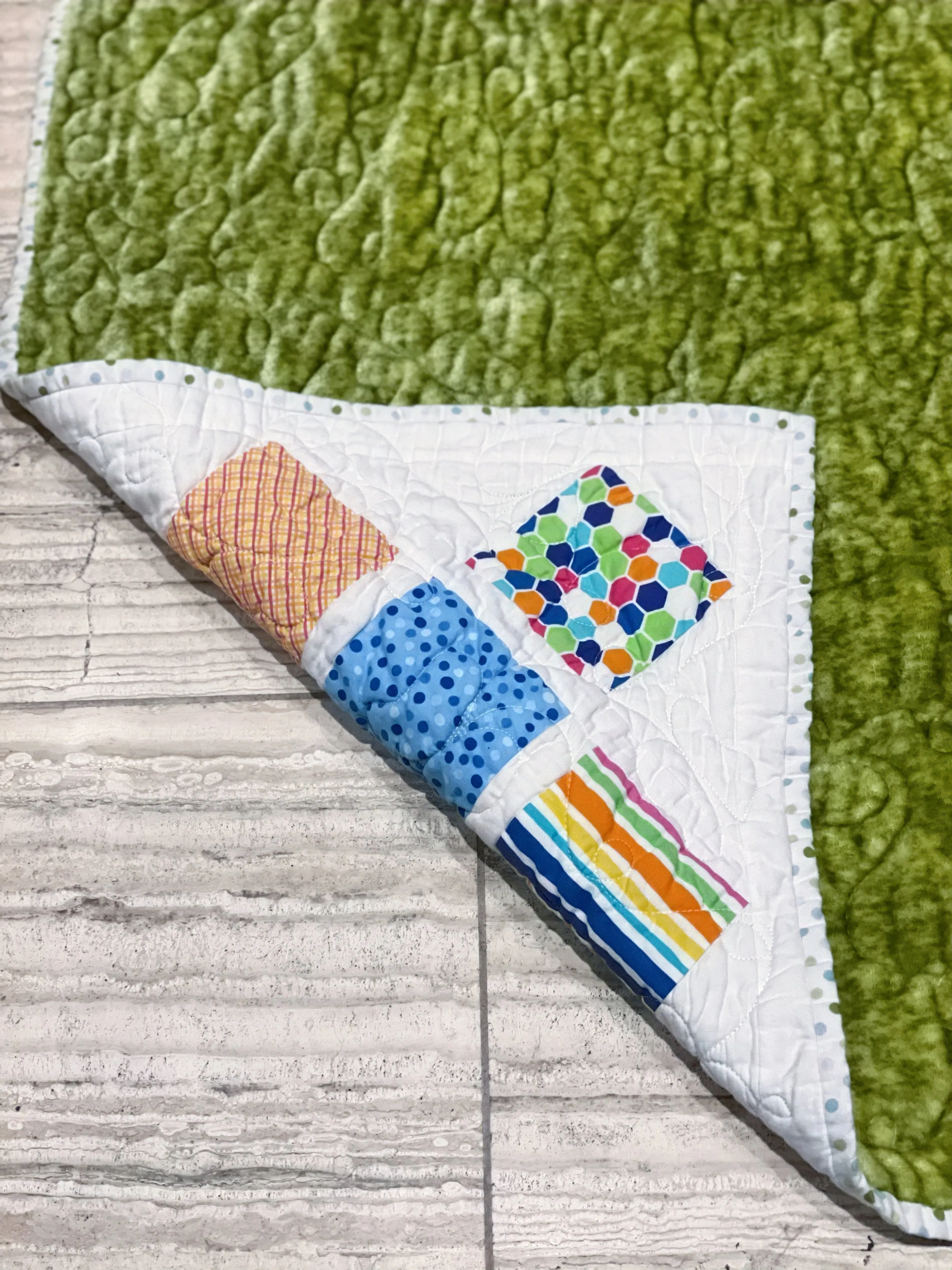 Vintage Patchwork Handmade Quilt