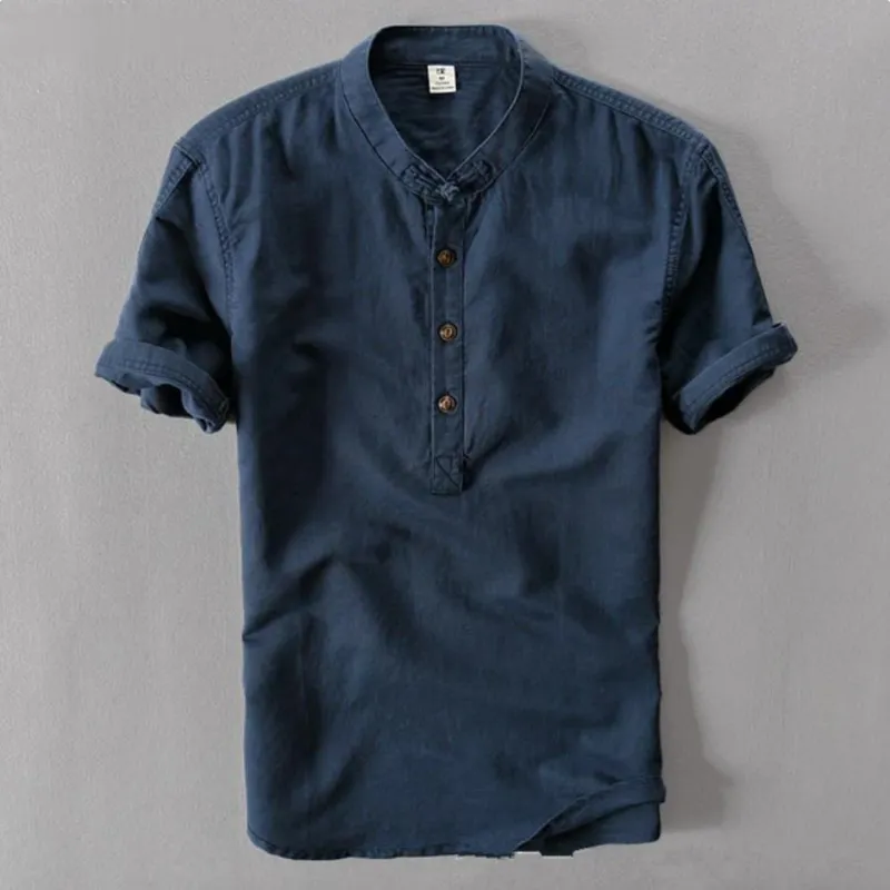 Vintage Shirt Short Sleeve Retro