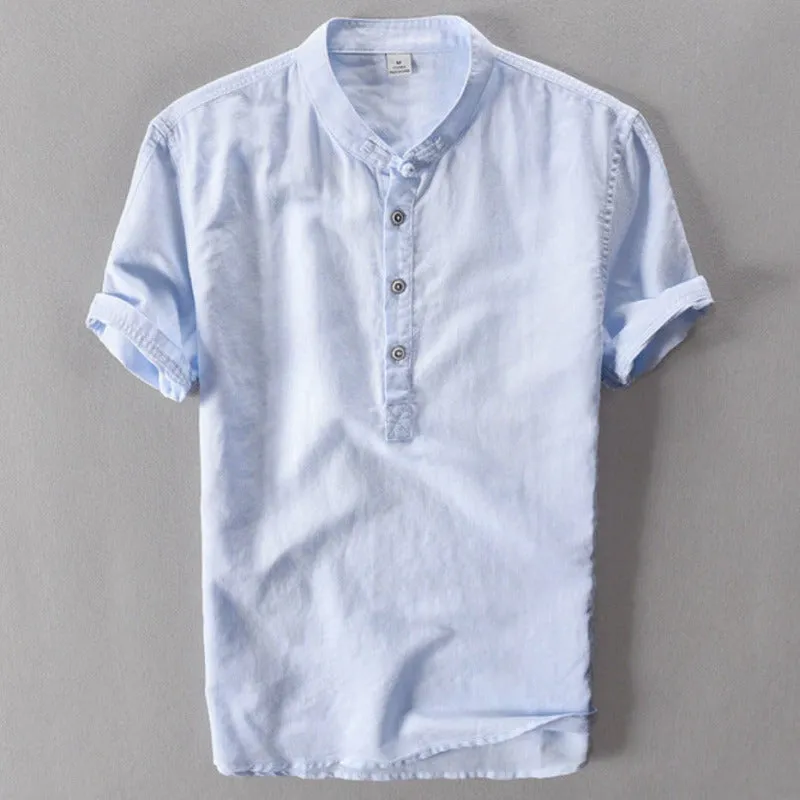 Vintage Shirt Short Sleeve Retro