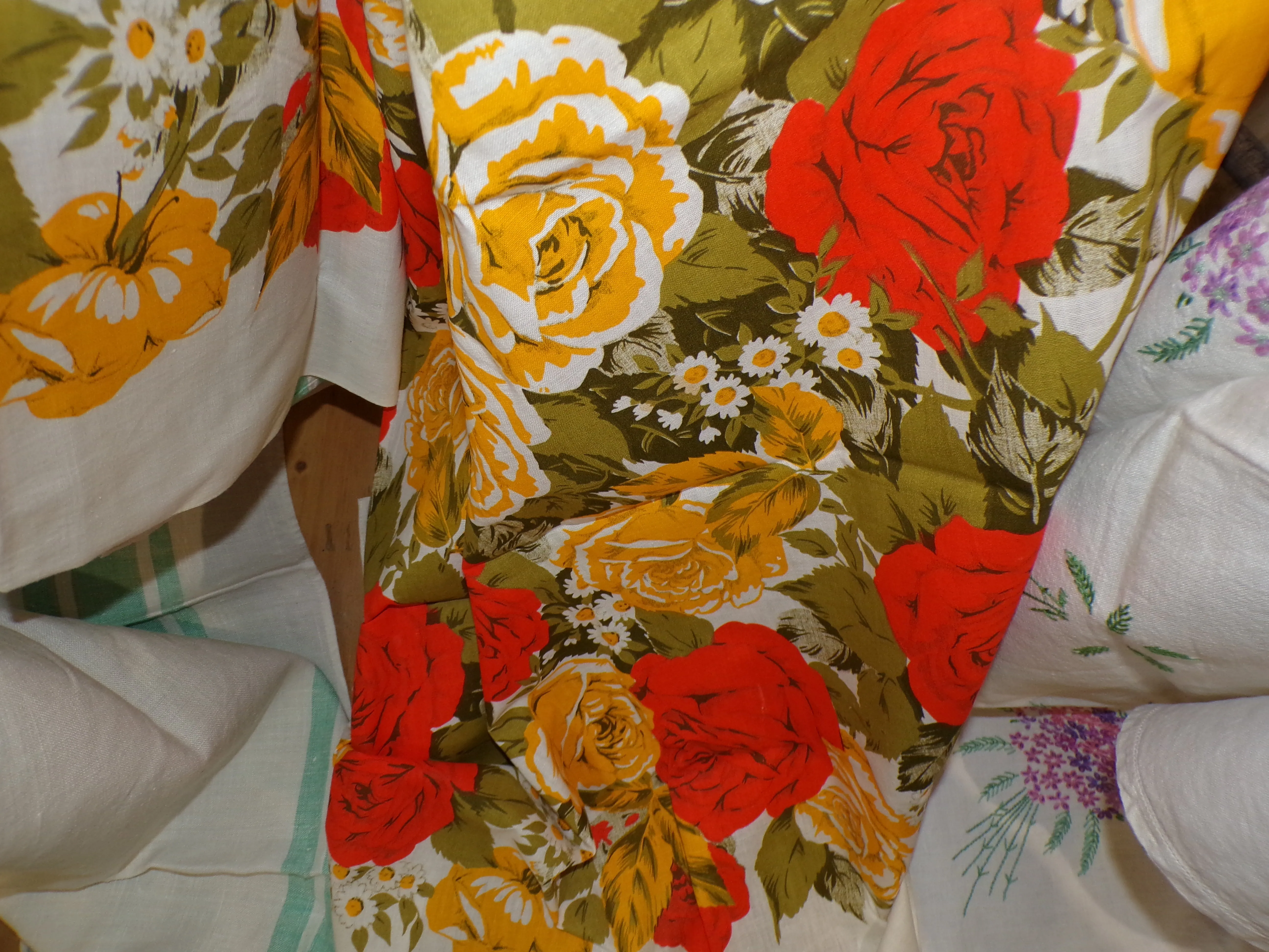 Vintage table cloths