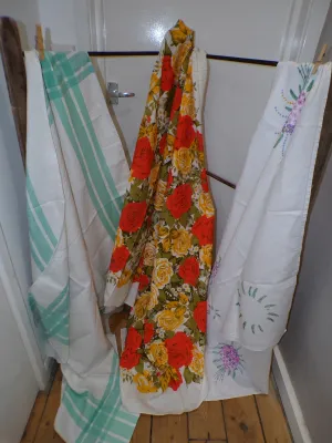 Vintage table cloths