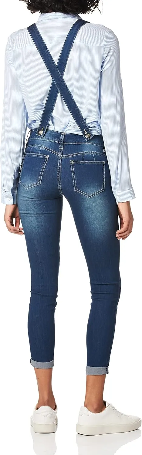 V.I.P.JEANS Women's Denim Shorts Bermuda ripped juniors fit