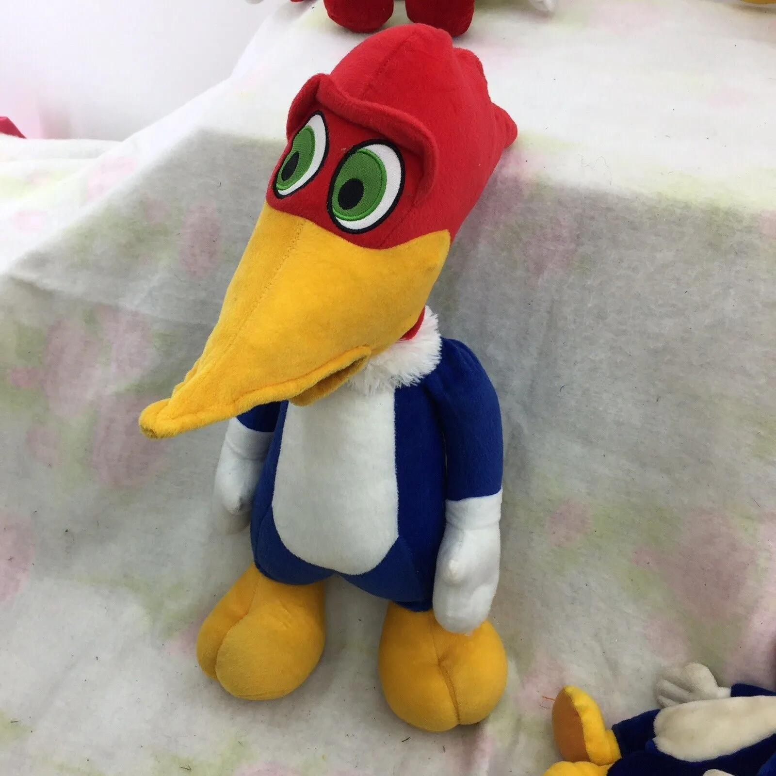 VTG LOT of 10 Woody Woodpecker Mighty Mouse Chilly Willy Old Cartoons Plush Toys