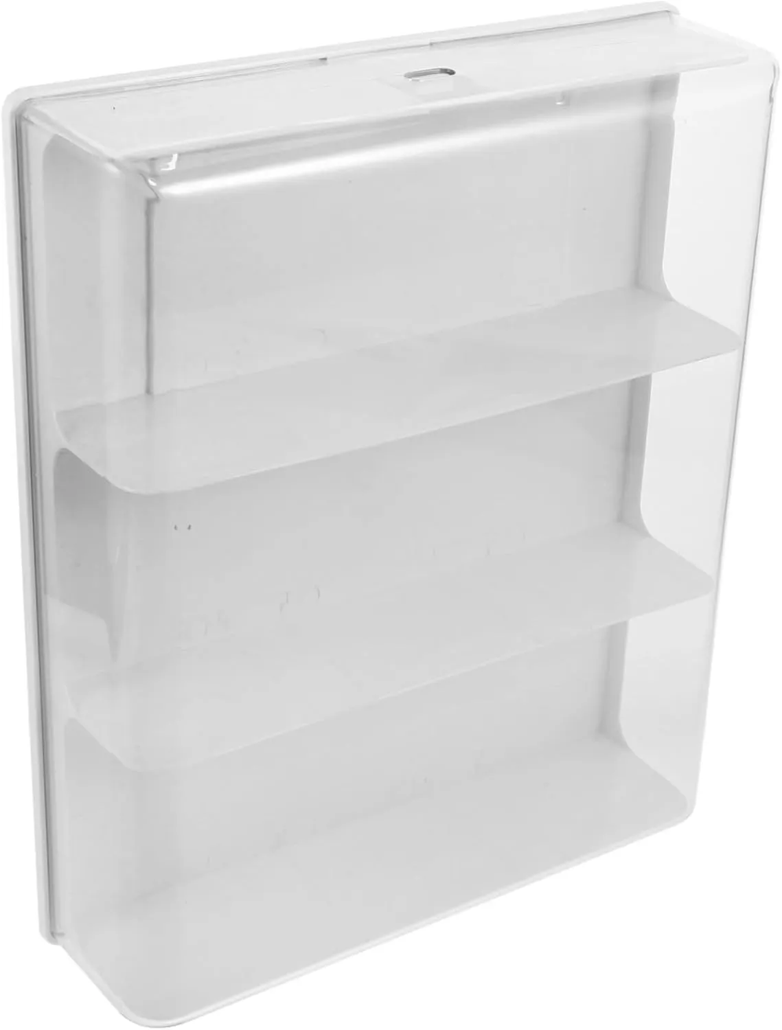 Wall Mounted Acrylic Display Case with Door Adjustable Clear Organizer for Collectibles Action Figures and Blind Boxes Stylish Minimalist Design for Space Saving Storage