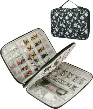 Wearlizer Watch Band Storage Case Hold 35 Straps Portable Organizer Bag Compatible with Apple Watch Band, Pin, Headset and Other Accessories