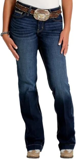 Western Jeans Women Hayley Trouser Dark Wash CB72054001