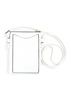 WHITE WHALE TAIL CROSS BODY BAG