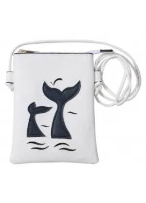 WHITE WHALE TAIL CROSS BODY BAG