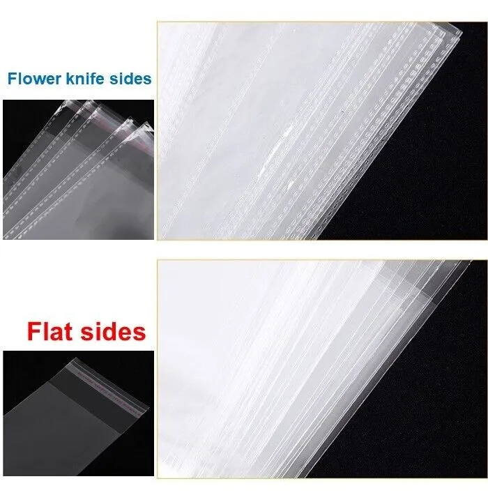 Wholesale 10,000pcs 40 x 60mm   20mm Lip Crystal Clear OPP Resealable Plastic Bags – 40 Microns, Acid-Free