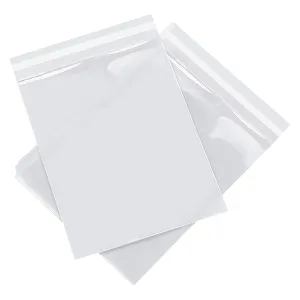 Wholesale 10,000pcs 40 x 60mm   20mm Lip Crystal Clear OPP Resealable Plastic Bags – 40 Microns, Acid-Free