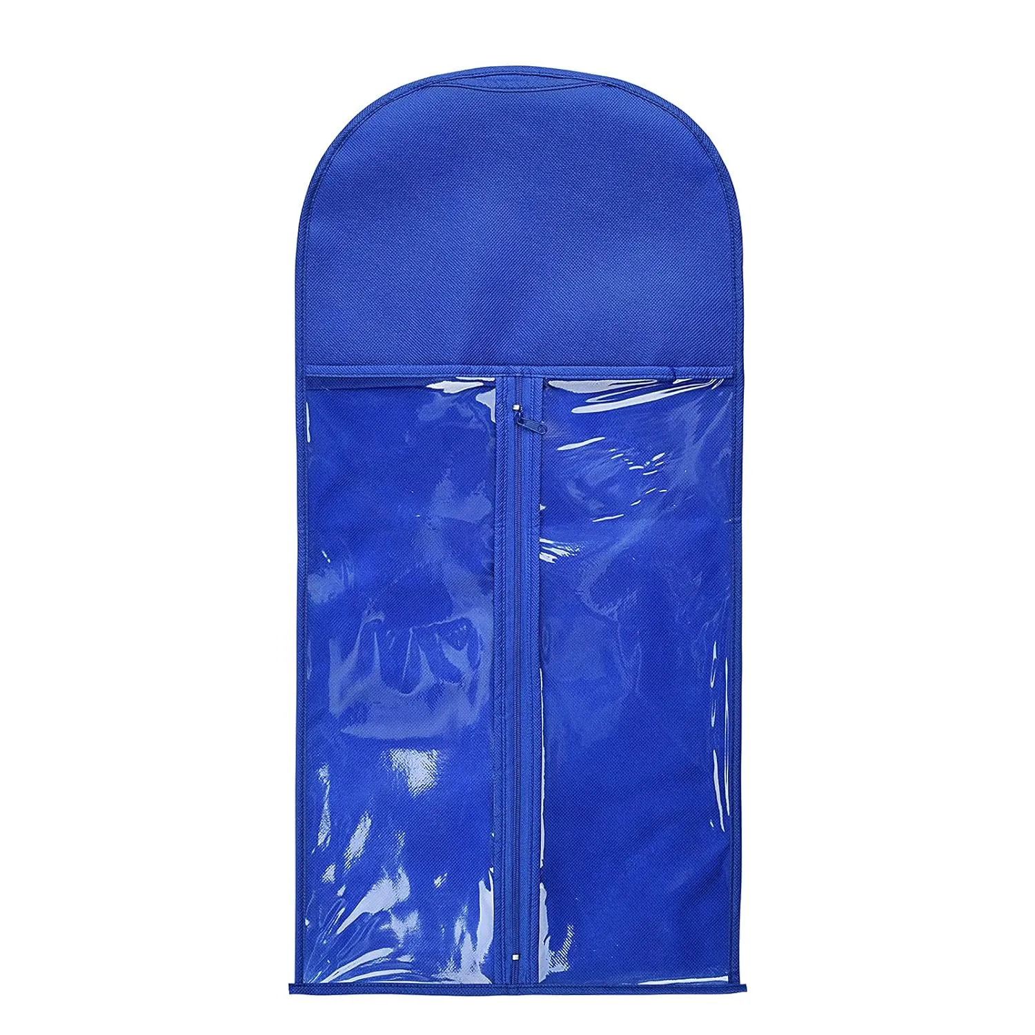 Wig Storage Bag Holder Case, Wigs Pouch Dust-Proof Organizer Protect for Professional Hair Extensions (Dark blue Pack of 10)