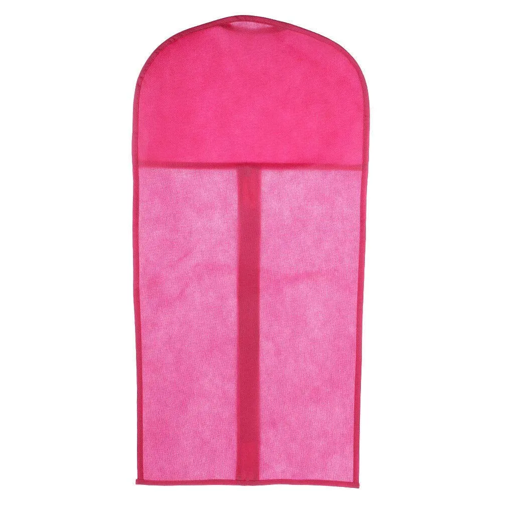 Wig Storage Bag Holder Case, Wigs Pouch Dust-Proof Organizer Protect for Professional Hair Extensions (Rose red Pack of 10)