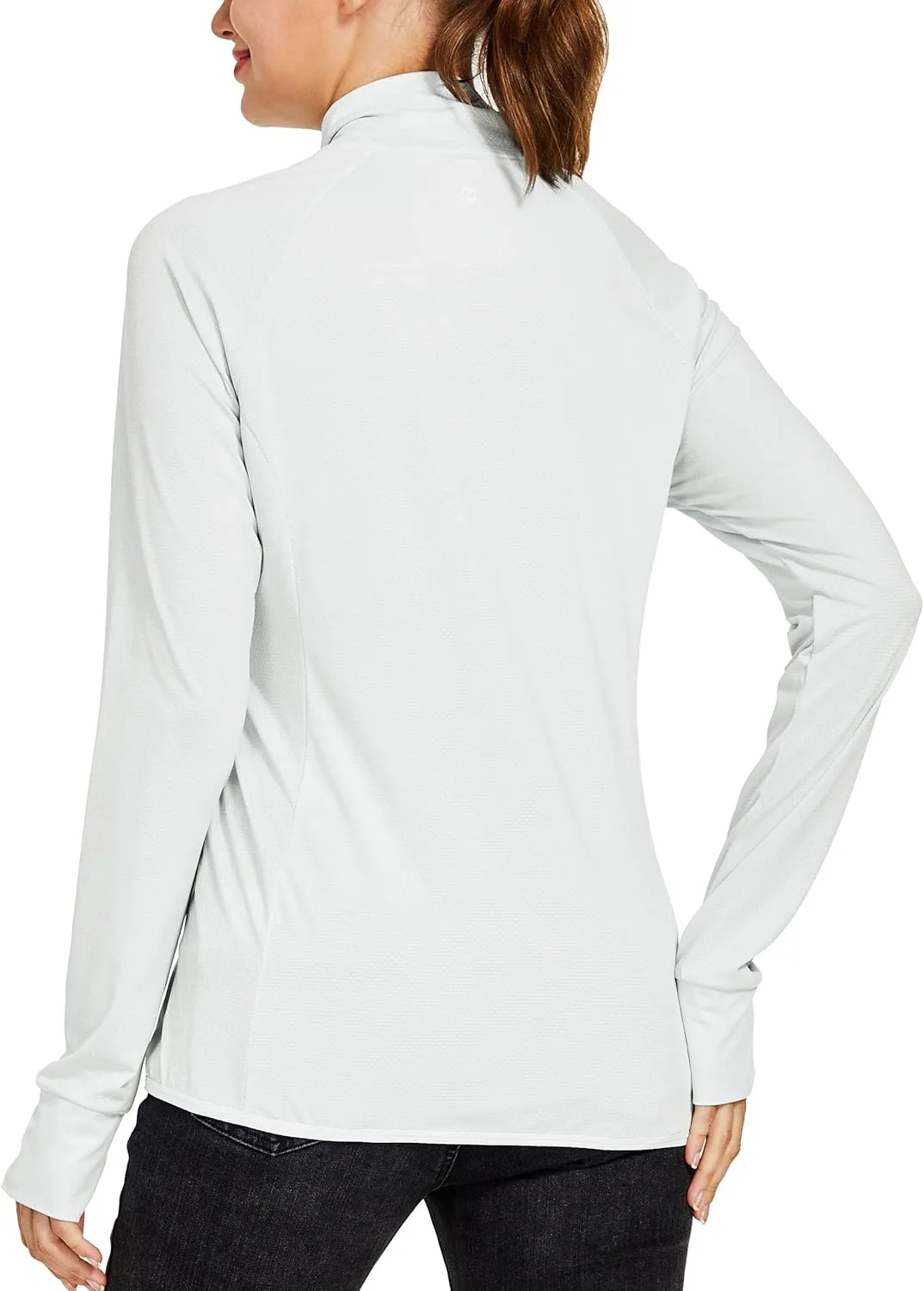 Willit Women's Long Sleeve Shirts UPF 50  Sun Protection Jacket SPF Shirts Running Hiking Athletic UV Jacket Lightweight