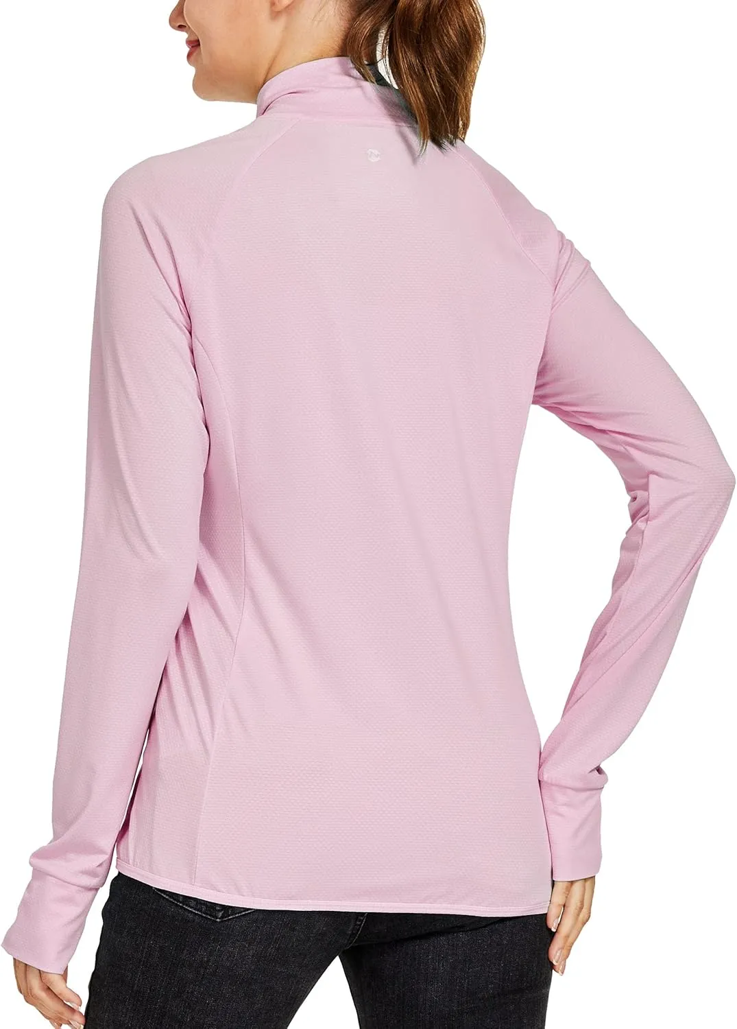Willit Women's Long Sleeve Shirts UPF 50  Sun Protection Jacket SPF Shirts Running Hiking Athletic UV Jacket Lightweight