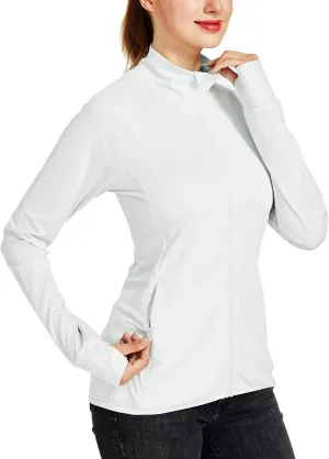 Willit Women's Long Sleeve Shirts UPF 50  Sun Protection Jacket SPF Shirts Running Hiking Athletic UV Jacket Lightweight