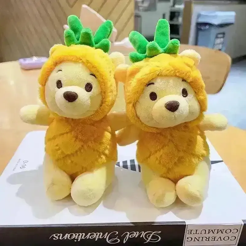Winnie Plush Pineapple Keychain