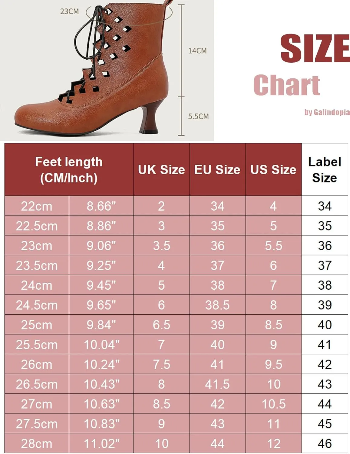 Women Retro Ankle Boots Lace Up Medieval Renaissance Pirate Viking Shoes