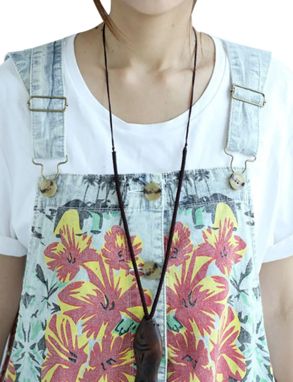 Women's Casual Baggy Denim Bib Overalls Pant Jeans Jumpsuits
