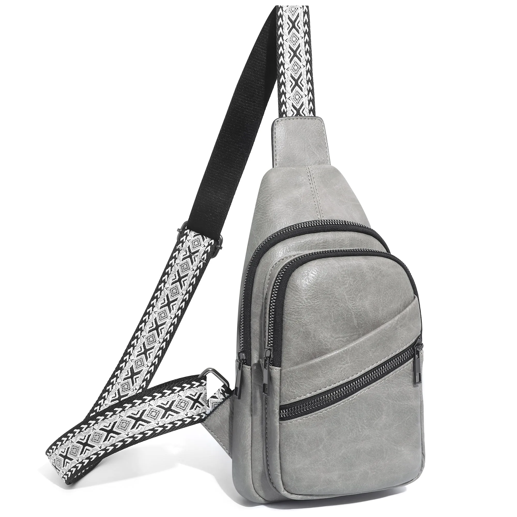 Womens Crossbody Fanny Packs PU Leather Small Sling Bags for Women CP09890