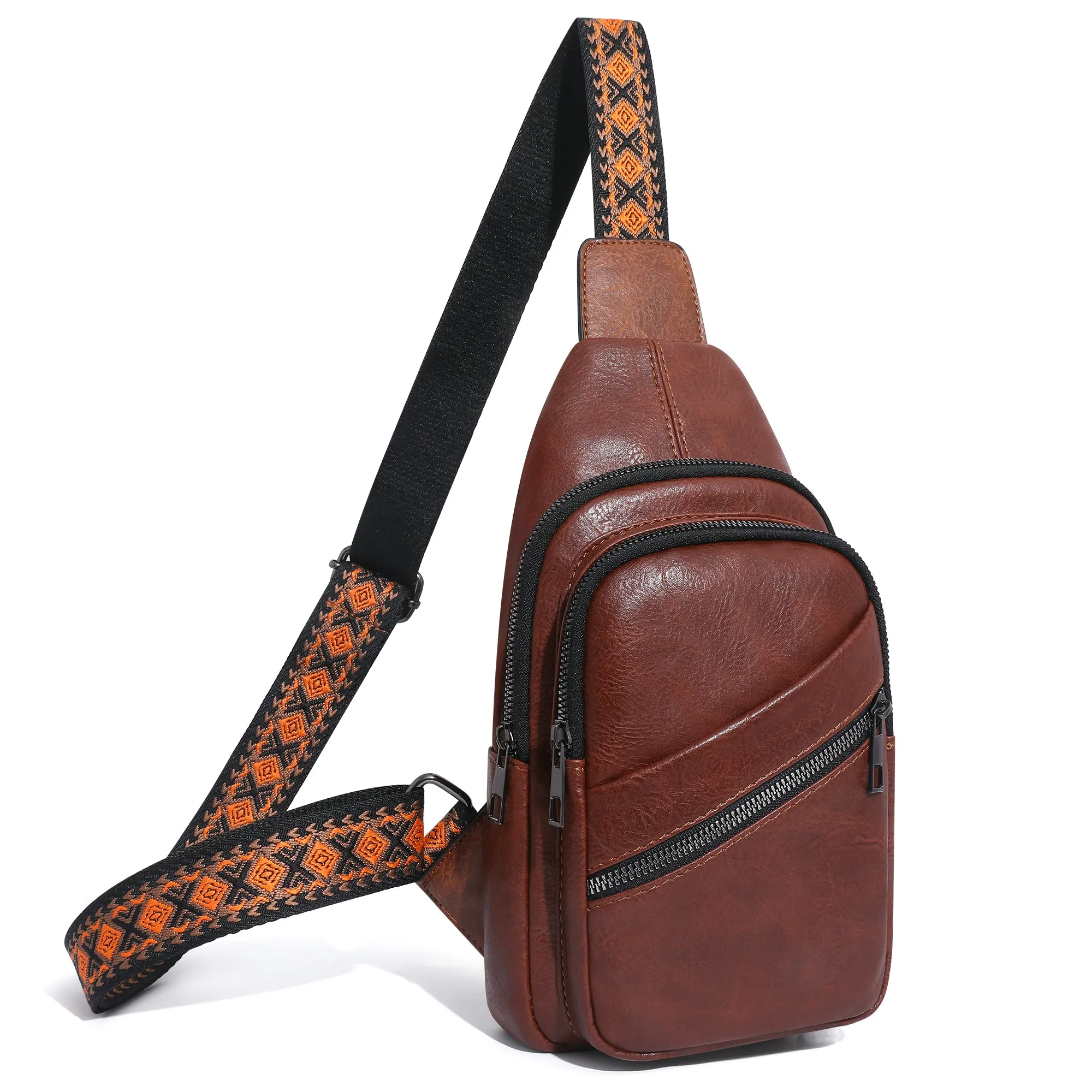 Womens Crossbody Fanny Packs PU Leather Small Sling Bags for Women CP09890