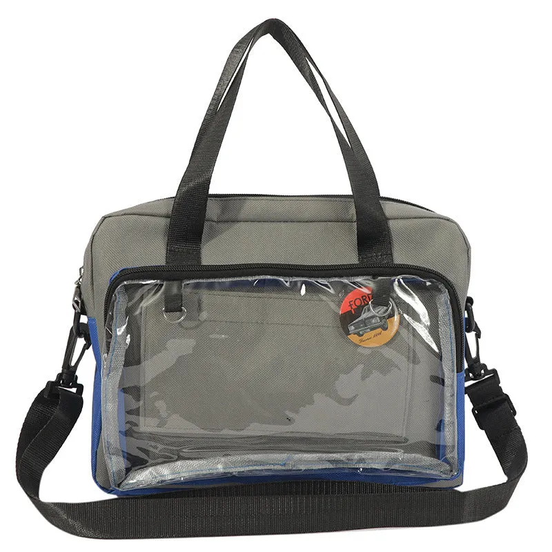 Women's Doll Style Color Matching Versatile Transparent Shoulder Bags