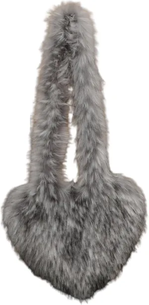 Women's Fashion Faux Fur Soft Shoulder Bag Purse Plush Fluffy Handbag Crossbody Bag