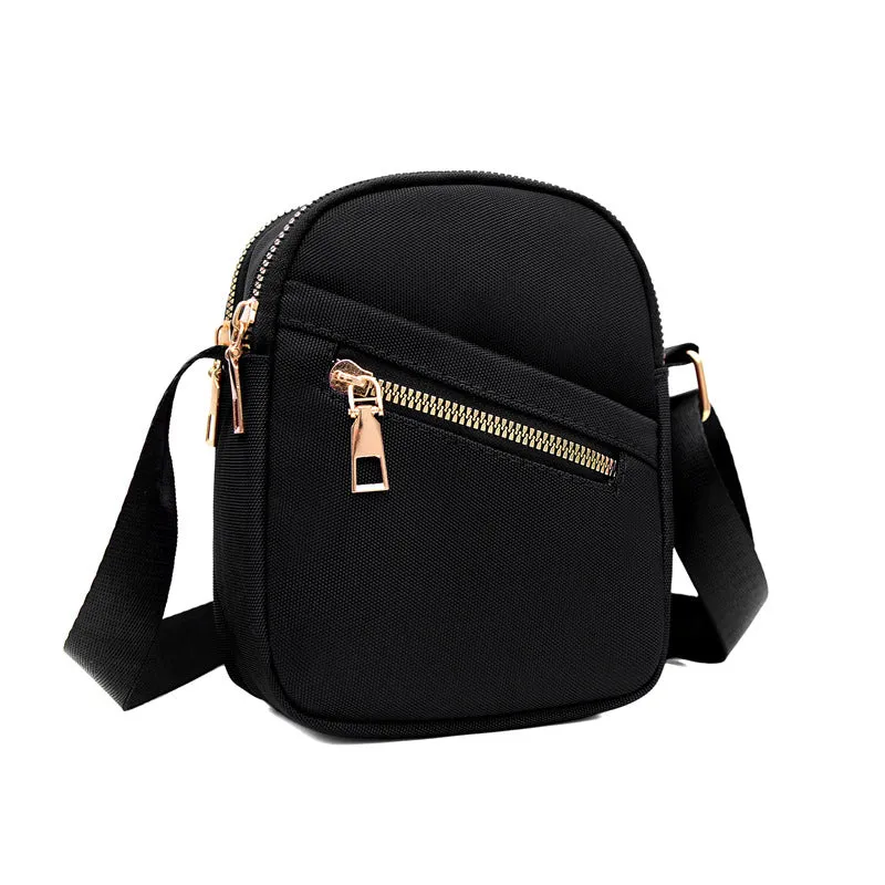 Women's Fashion Mobile Contrast Color Cloth Crossbody Bags