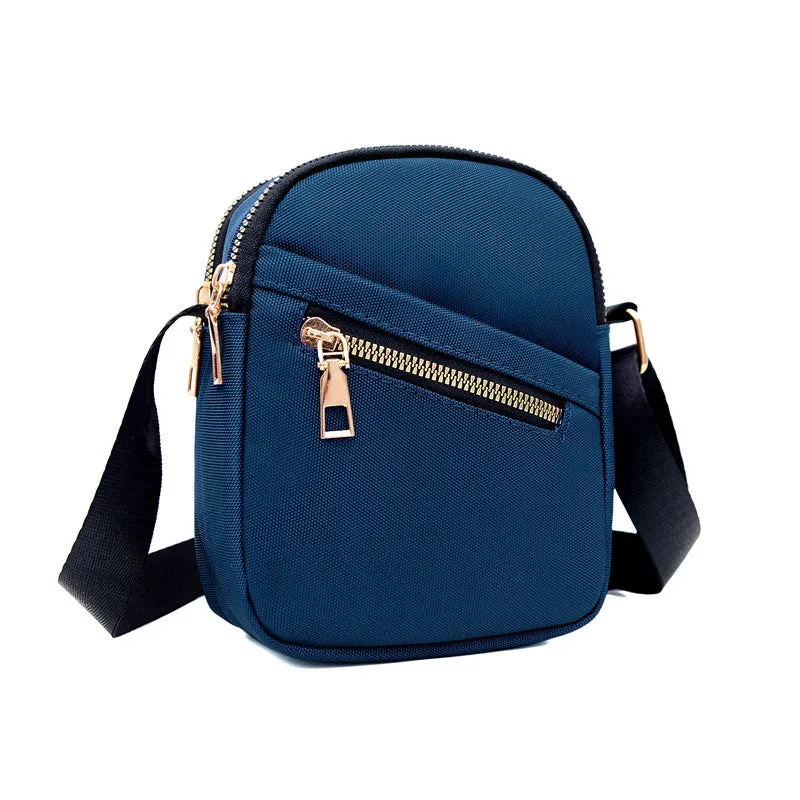 Women's Fashion Mobile Contrast Color Cloth Crossbody Bags