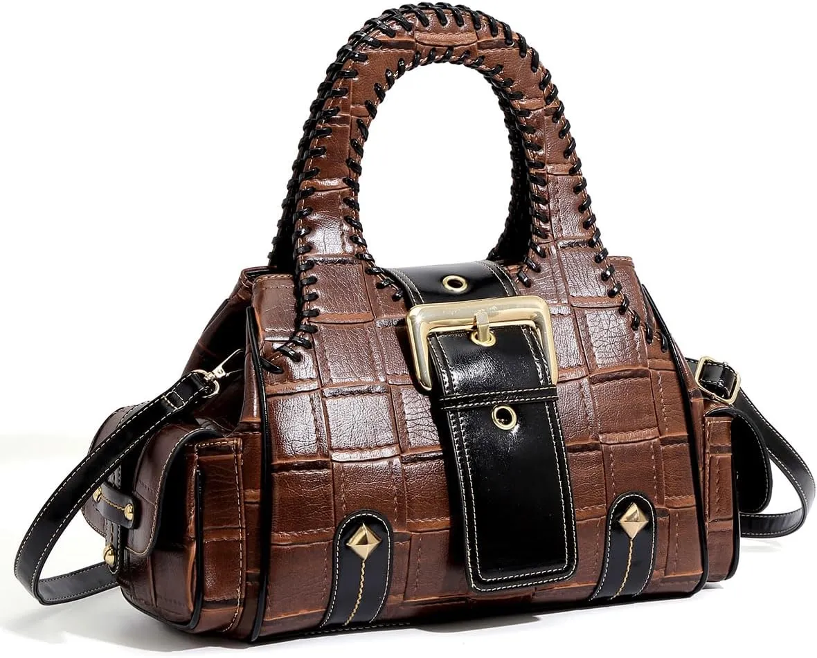 Women's Handbag Set, woven leather for women Large Capacity Multi-layer 2025 new in crossbody bags Bag woman Fashionable