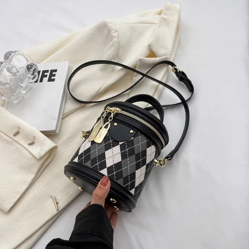 Women's High-grade Niche Diamond Portable Fashion Shoulder Bags