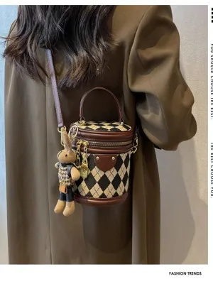 Women's High-grade Niche Diamond Portable Fashion Shoulder Bags